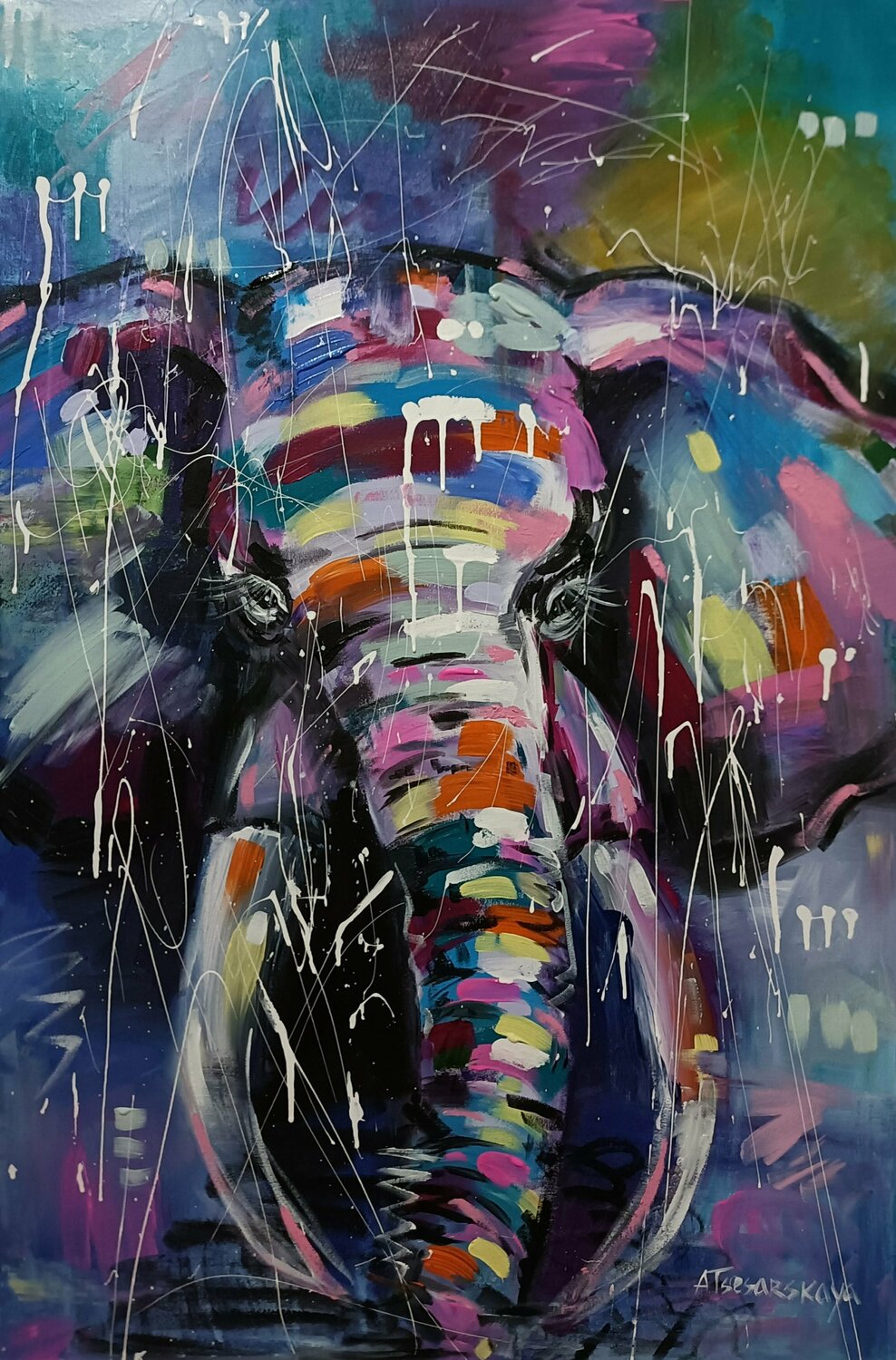 Elephant Aliaksandra Tsesarskaya