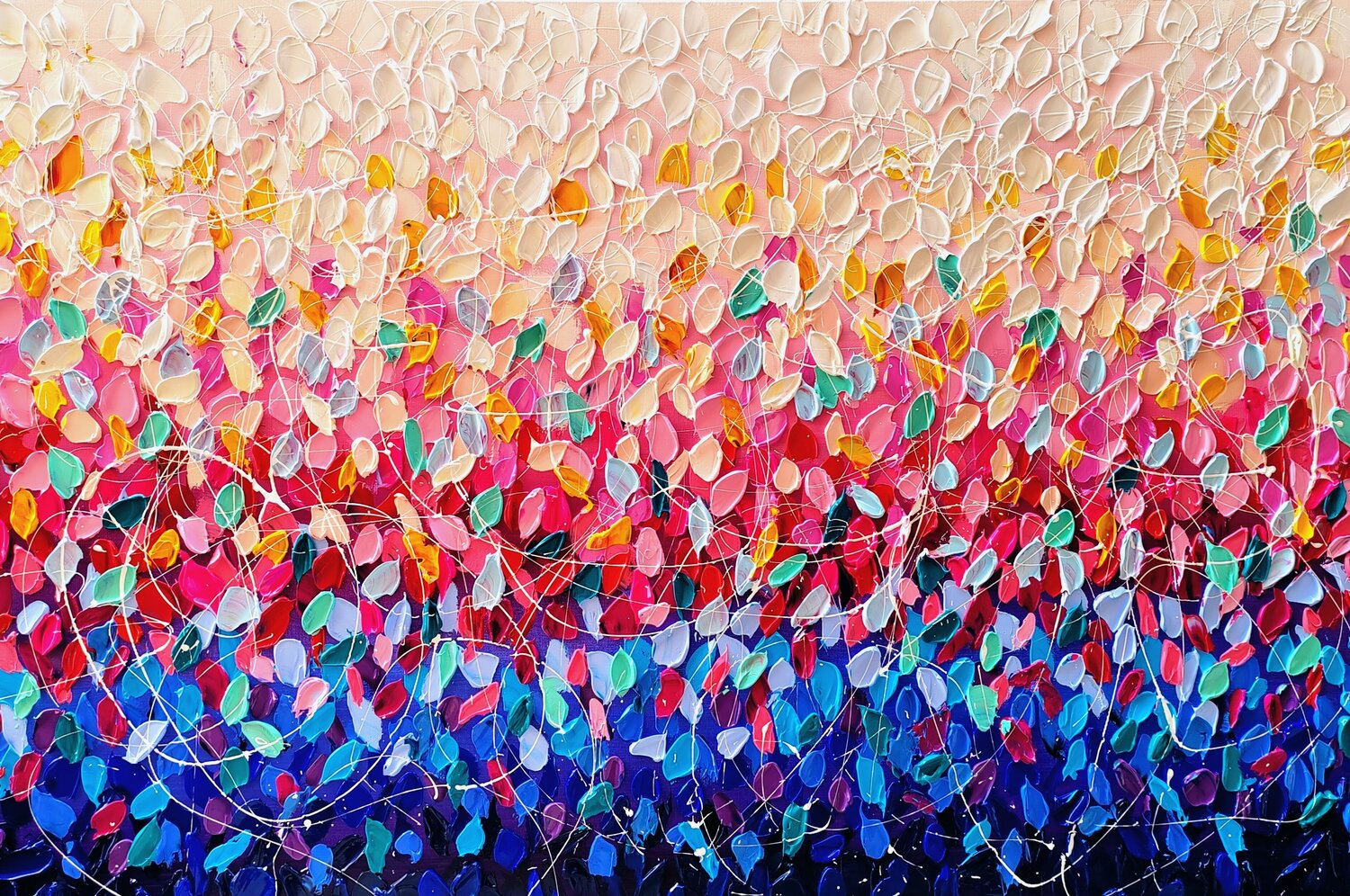 Colorful emotion - colorful abstract painting by Aliaksandra
