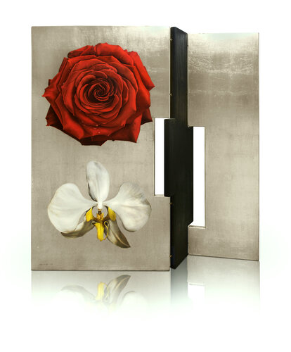 Screen of the rose by enrique gonzález, Painting for Sale on Singulart