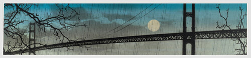 MAKINAC BRIDGE by enrique gonzález, Work on Paper for Sale on Singulart