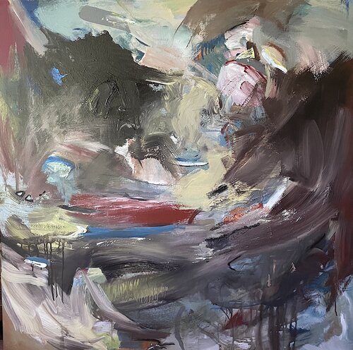 Sunset Beach 1 van Mary Morgan, Schilderij te koop op Singulart