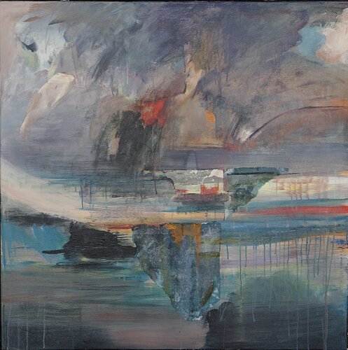 Sunset Beach 2 van Mary Morgan, Schilderij te koop op Singulart