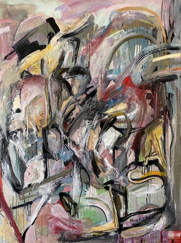 Don't Fence Me In van Mary Morgan, Schilderij te koop op Singulart