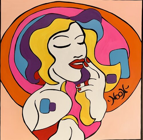 SMOKING HOT von Anouck Jourdaa, Malerei kaufen auf Singulart