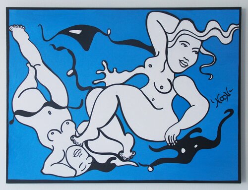 Naiads von Anouck Jourdaa, Malerei kaufen auf Singulart