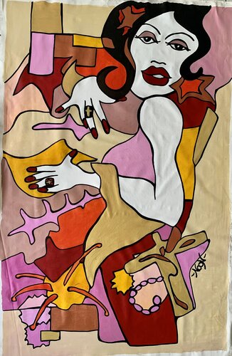 DIVA di Anouck Jourdaa, Pittura in vendita su Singulart
