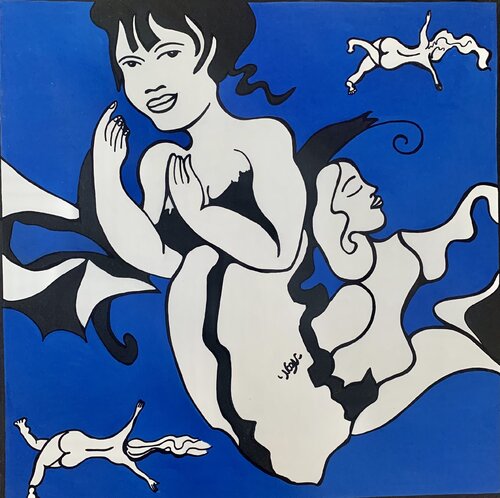 Naiads di Anouck Jourdaa, Pittura in vendita su Singulart