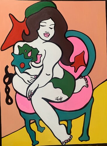 Infatuation von Anouck Jourdaa, Malerei kaufen auf Singulart