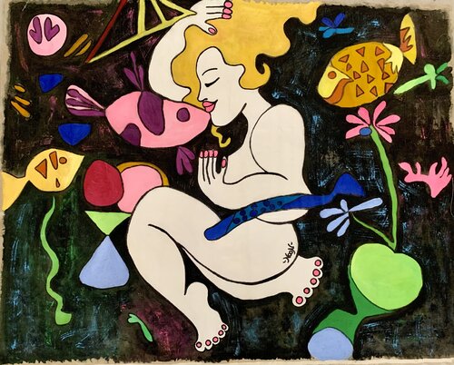 UTOPIA, d'après Paul Klee von Anouck Jourdaa, Malerei kaufen auf Singulart