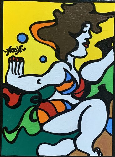 Femme Perrier II von Anouck Jourdaa, Malerei kaufen auf Singulart
