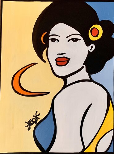 Contesta von Anouck Jourdaa, Malerei kaufen auf Singulart