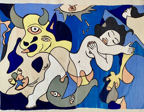 Guernika van Anouck Jourdaa, Schilderij te koop op Singulart