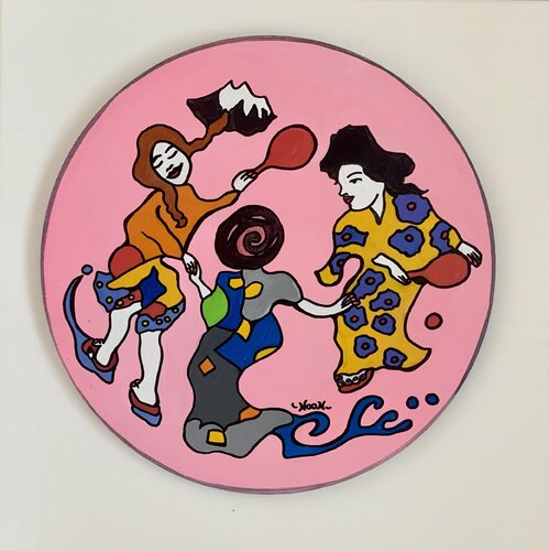 Bon Odori von Anouck Jourdaa, Malerei kaufen auf Singulart