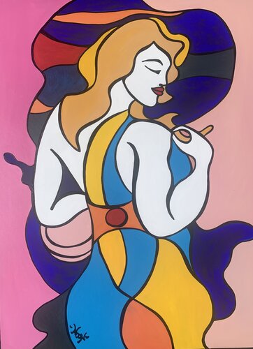 Gisèle di Anouck Jourdaa, Pittura in vendita su Singulart