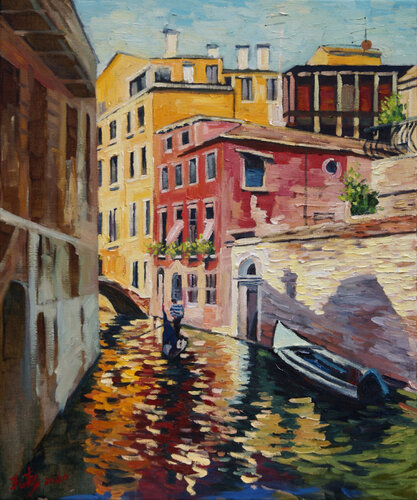 Dream Of Venice van Li Tellenbach-Guo, Schilderij te koop op Singulart