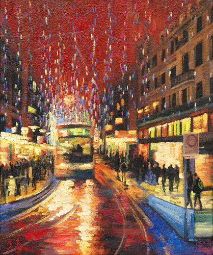 Zurich After Rain 1 von Li Tellenbach-Guo, Malerei kaufen auf Singulart