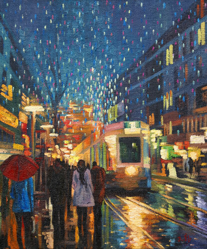 Zurich After Rain 2 von Li Tellenbach-Guo, Malerei kaufen auf Singulart