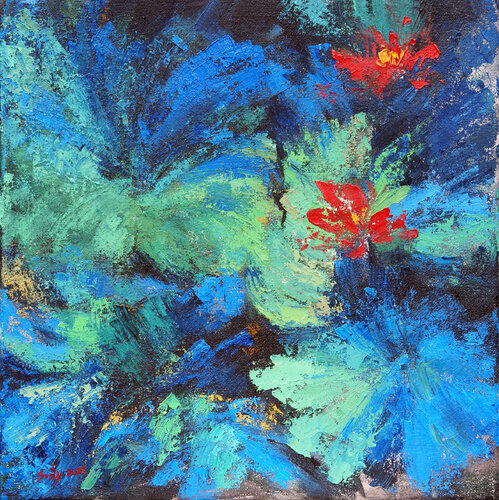 Lotus van Li Tellenbach-Guo, Schilderij te koop op Singulart