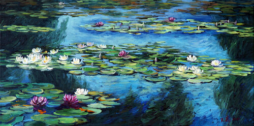 Water Lilies Pond 1 Li Tellenbach-Guo