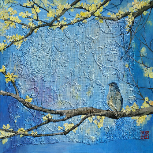 The Joy Of Flora 7 par Li Tellenbach-Guo, Peinture en vente sur Singulart