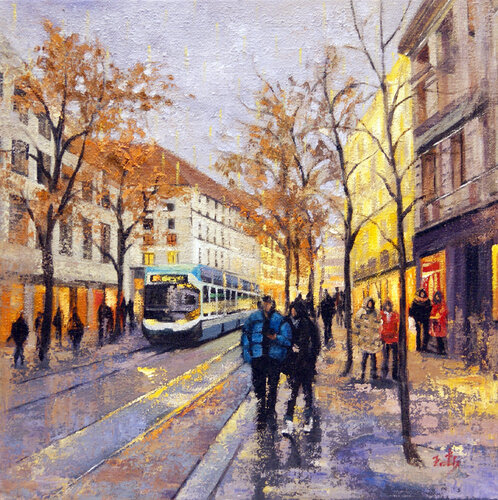 There Is Love In The Air par Li Tellenbach-Guo, Peinture en vente sur Singulart