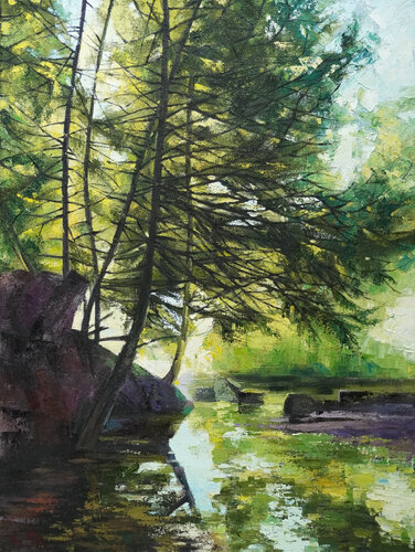 Riverside von Li Tellenbach-Guo, Malerei kaufen auf Singulart