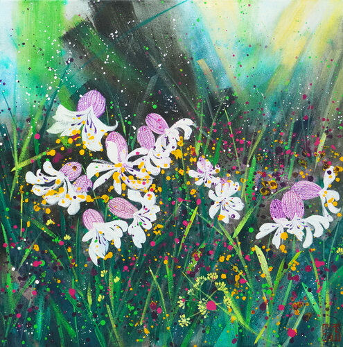 Choose To Bloom 1 by Li Tellenbach-Guo, 絵画 for Sale on Singulart