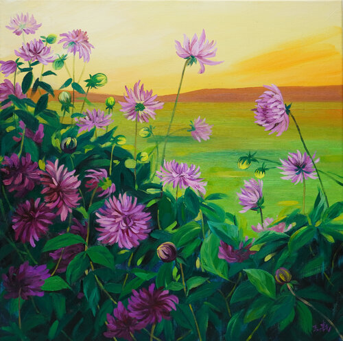 Summer Breeze de Li Tellenbach-Guo, Pintura a la venta en Singulart