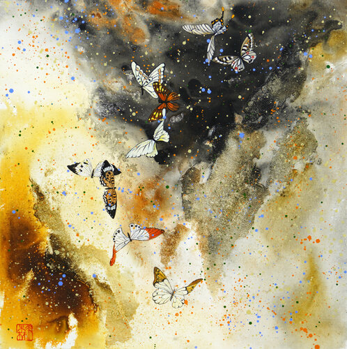 From Darkness To Light 1 di Li Tellenbach-Guo, Pittura in vendita su Singulart
