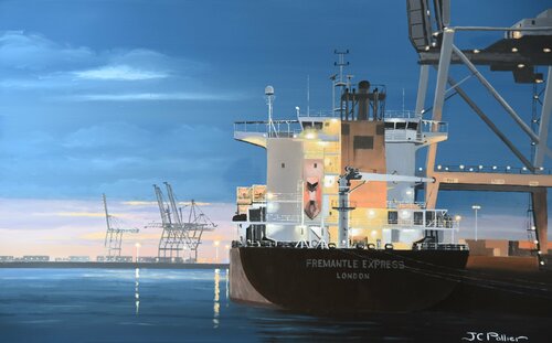 Le Fremantle express di Jean-Claude Pallier, Pittura in vendita su Singulart