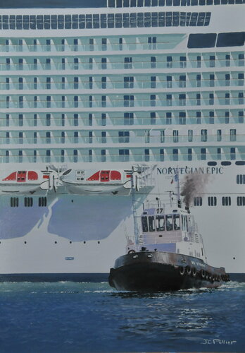 Au pied de l'Epic di Jean-Claude Pallier, Pittura in vendita su Singulart