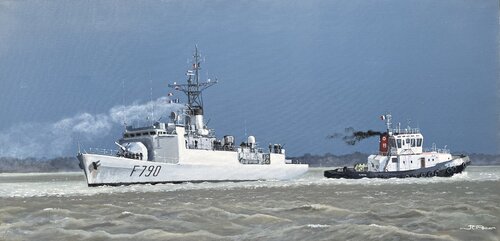 Aviso LV Lavallée by Jean-Claude Pallier, Painting for Sale on Singulart