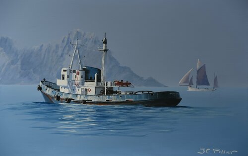 Baltic warrior di Jean-Claude Pallier, Pittura in vendita su Singulart