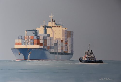 A la rencontre du St Georges van Jean-Claude Pallier, Schilderij te koop op Singulart