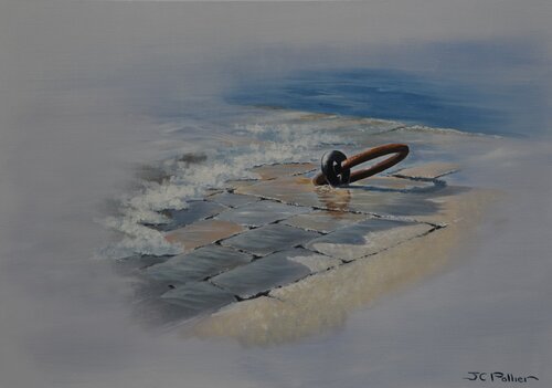 Brume sur la cale by Jean-Claude Pallier, 회화 for Sale on Singulart