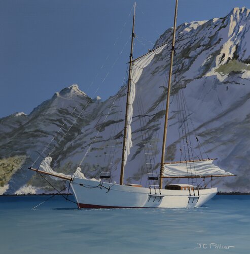 Mouillage à Riou van Jean-Claude Pallier, Schilderij te koop op Singulart