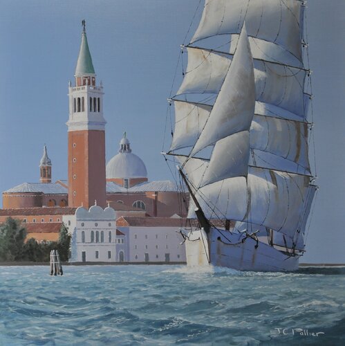 San Gorgio Maggiore van Jean-Claude Pallier, Schilderij te koop op Singulart