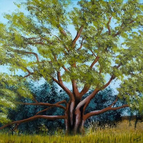 Majestic Tree by Anando Arnold, Painting for Sale on Singulart