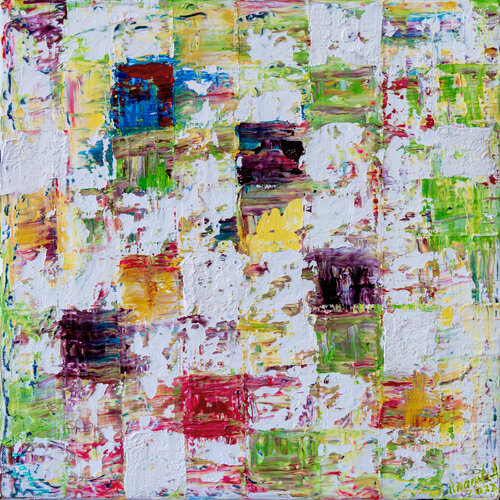 ZEN 2207(springtime garden) van Anando Arnold, Schilderij te koop op Singulart