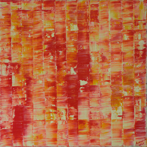 ZEN 2223 (orange) van Anando Arnold, Schilderij te koop op Singulart