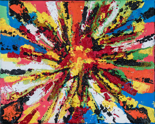 ZEN 2304 (flower) de Anando Arnold, Pintura a la venta en Singulart