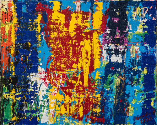 Sritanu Sunset by Anando Arnold, Painting for Sale on Singulart