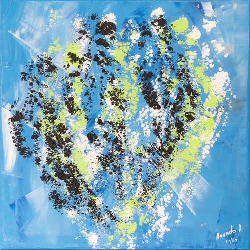Blue Serenade van Anando Arnold, Schilderij te koop op Singulart