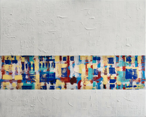 White Christmas van Anando Arnold, Schilderij te koop op Singulart