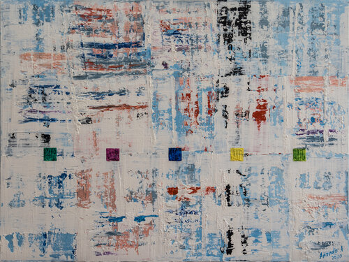 White Christmas van Anando Arnold, Schilderij te koop op Singulart