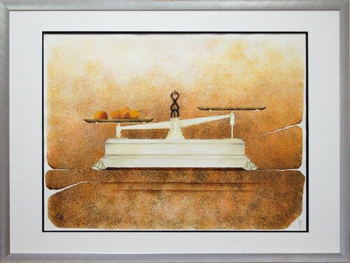 La balance by Michèle Loussouarn, Work on Paper for Sale on Singulart