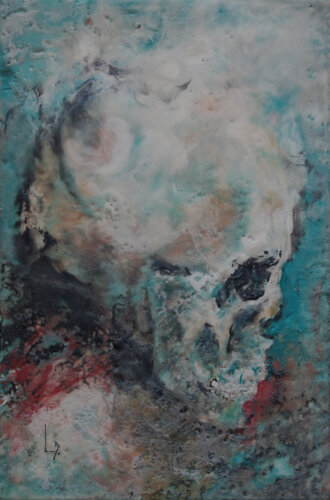 Crâne de profil de Michèle Loussouarn, Pintura a la venta en Singulart