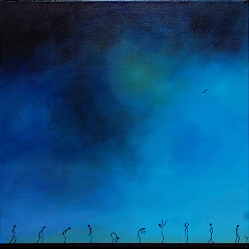 L'envol de l'oiseau von Michèle Loussouarn, Malerei kaufen auf Singulart