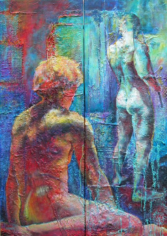 Nu-hommes le protecteur Michèle Loussouarn