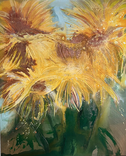 Tuned to Vincent van Judit Pongó, Schilderij te koop op Singulart